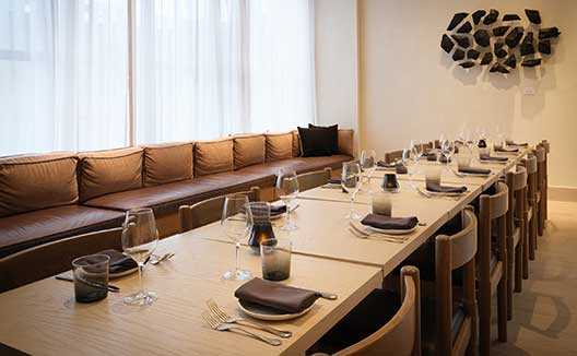 Claret PDR long table